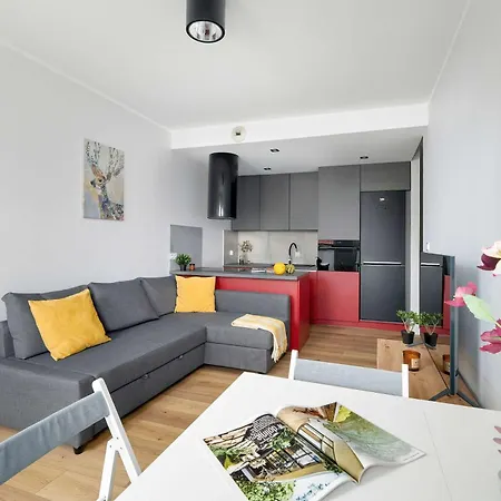 Red And Grey For 8 People In With Parking By Renters Apartman