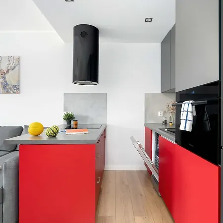 Red And Grey For 8 People In With Parking By Renters Apartman *