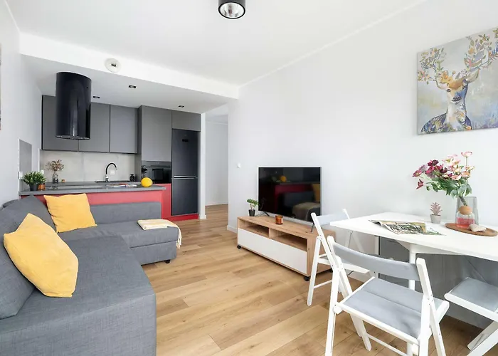 Red And Grey For 8 People In With Parking By Renters Apartment Posen