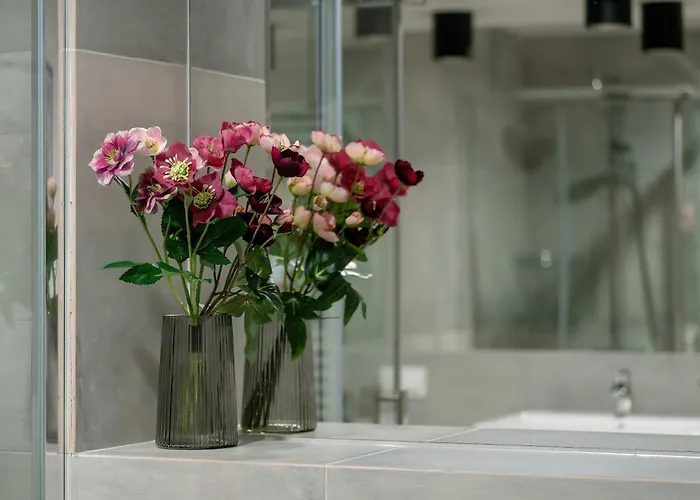 Red And Grey For 8 People In With Parking By Renters Apartment Posen